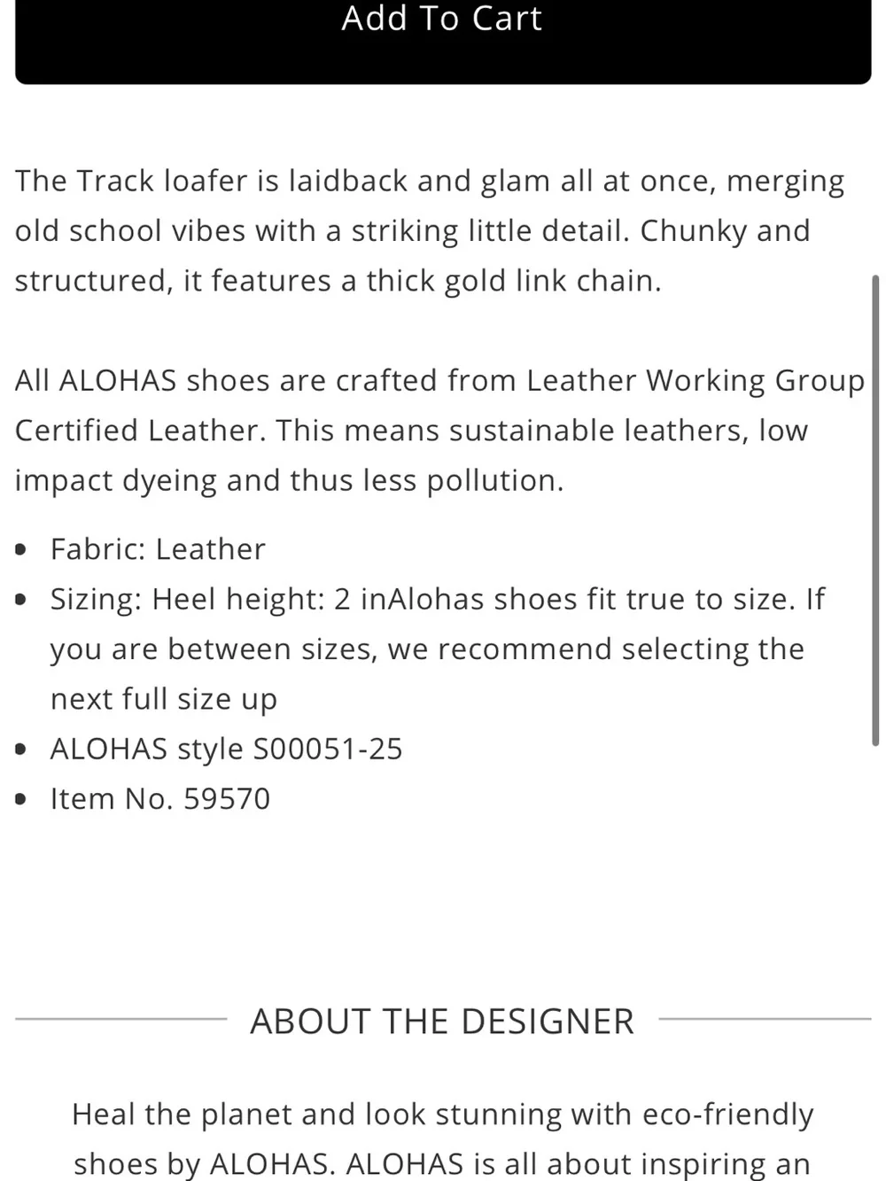 ALOHAS Track Loafer Total Black